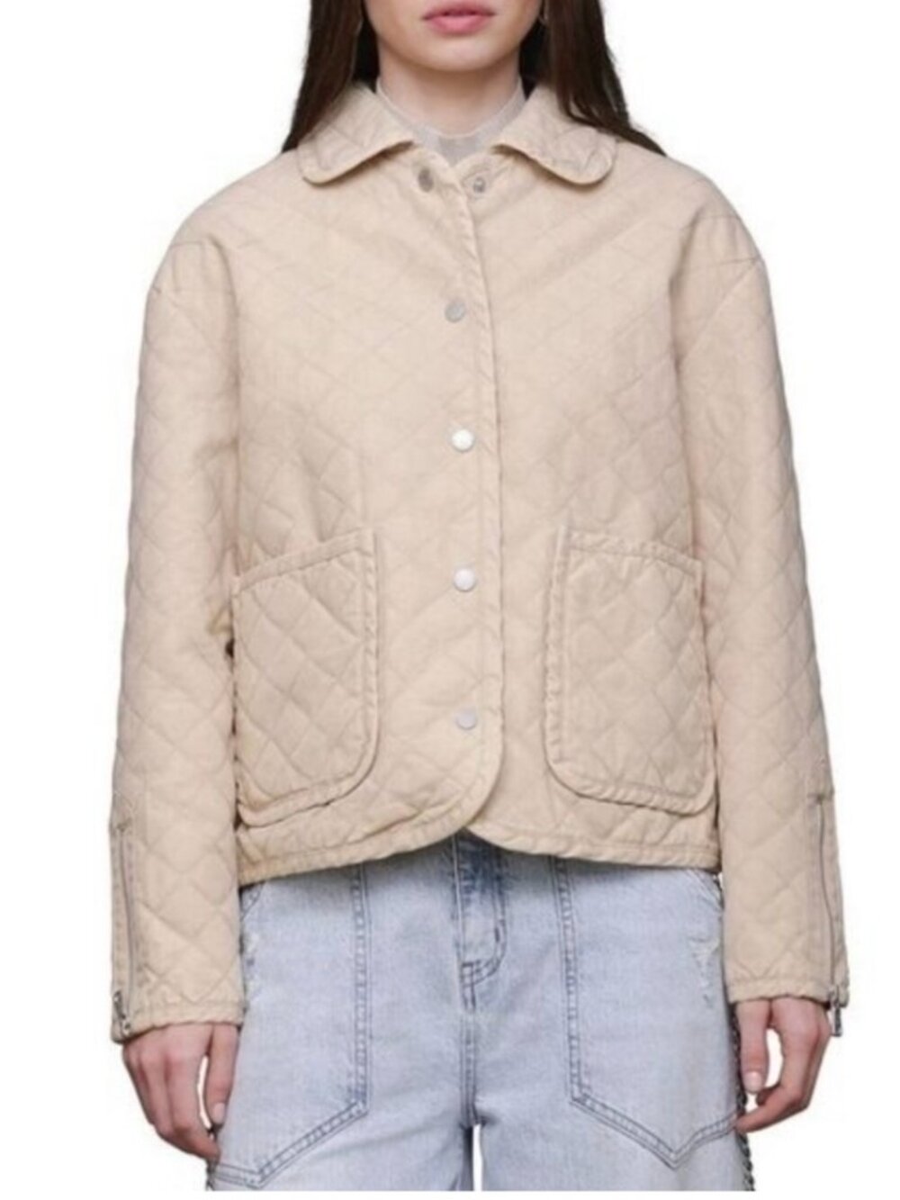 NWT Avec Les Filles Quilted Jacket. Size L